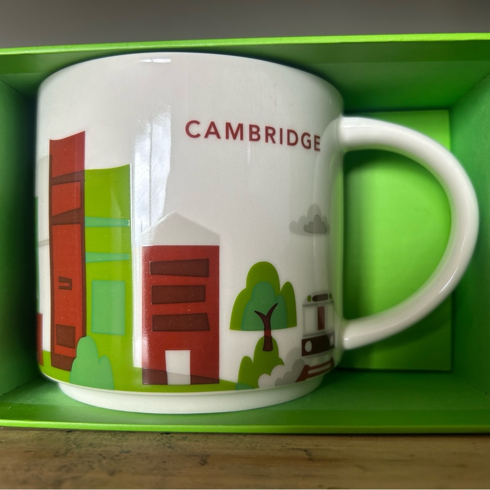 Starbucks Red and Green Cambridge Mug